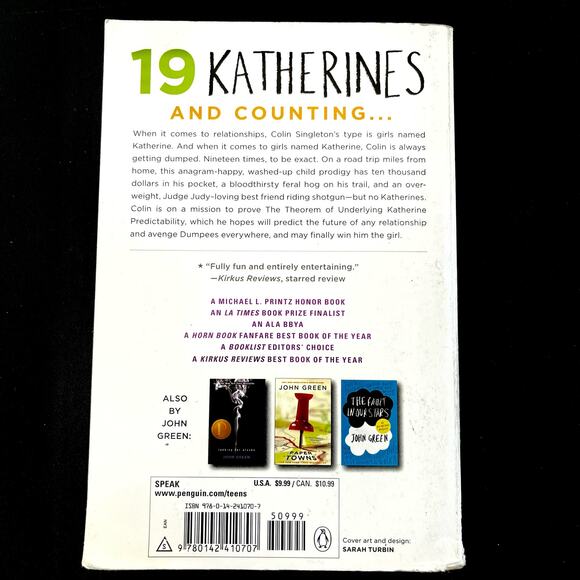 An Abundance of Katherines - Book by Green,John - Picture 2 of 6